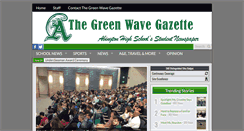 Desktop Screenshot of greenwavegazette.org