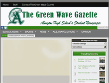 Tablet Screenshot of greenwavegazette.org